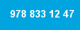 978 833 12 47 978 833 12 47